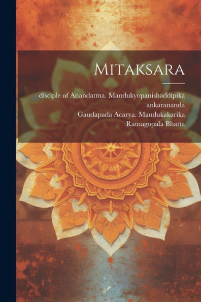 Mitaksara (Sanskrit Edition) - 9781022222069