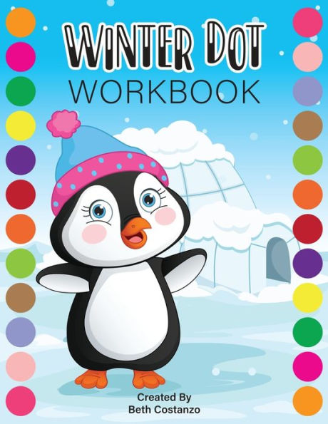 Dot Markers Winter Activity Workbook For Ages 2-5