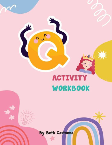 Cuaderno de actividades de la letra Q para niños de 2 a 6 años