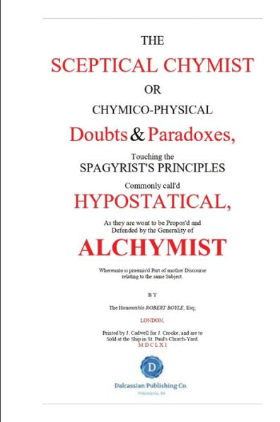 The Skeptical Chymist - Robert Boyle - 9781088096581 - ReComparo.com
