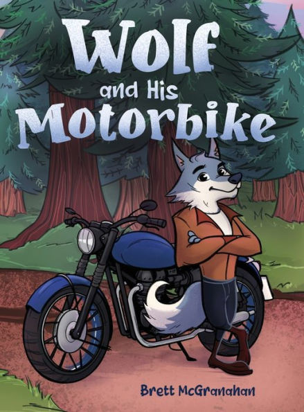 Wolf And His Motorbike
