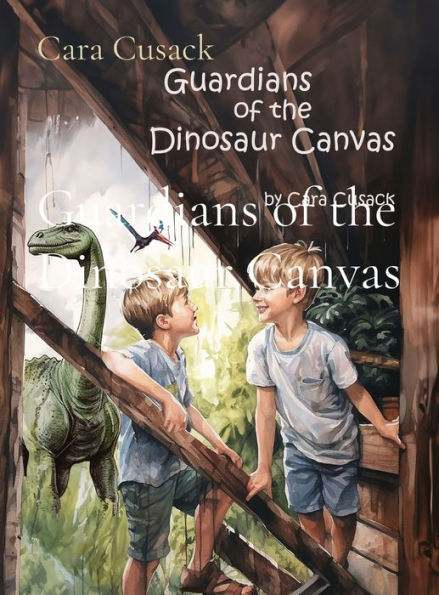 Lienzo Guardianes Del Dinosaurio
