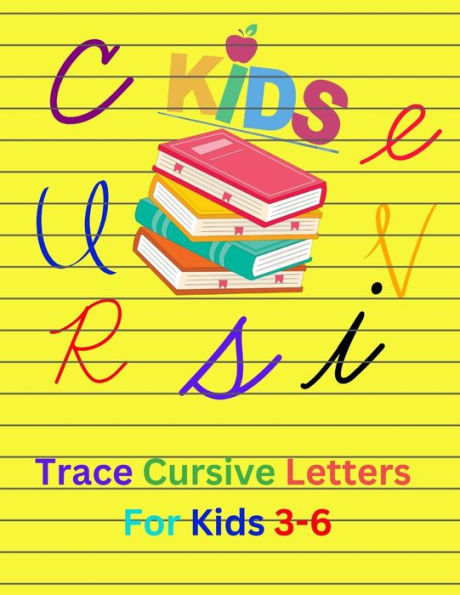 Trace Cursive Letters For Kids 3- 6