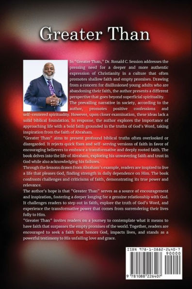 Greater Than: Principles From The Life Of Abraham