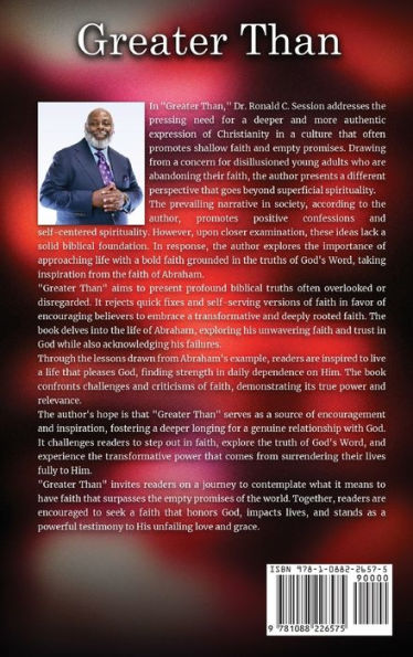 Greater Than: Principles From The Life Of Abraham
