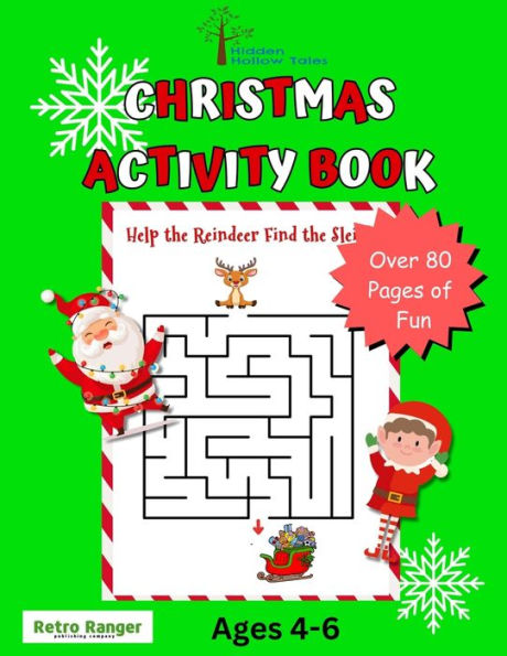 Hidden Hollow Tales Christmas Activity Book Ages 4 To 6
