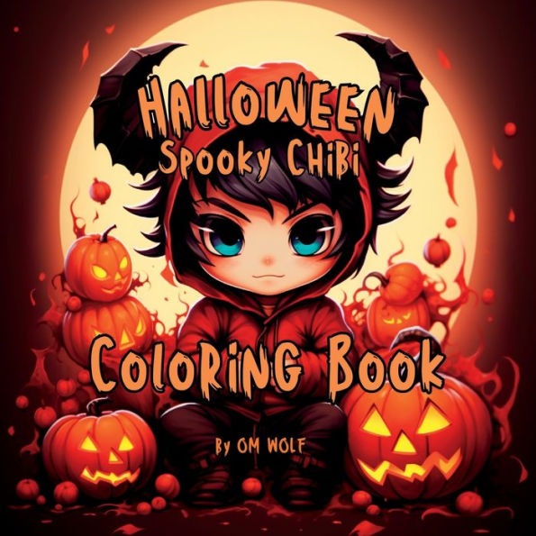 Halloween Spooky Chibi Coloring Book