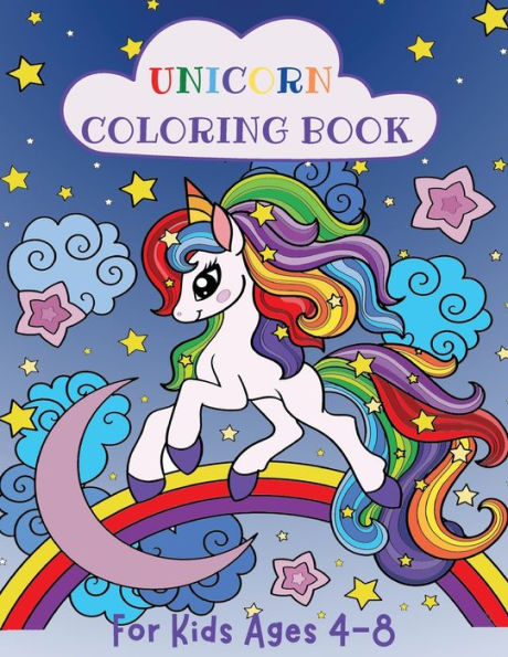 Unicorn Coloring Book - 9781088261552
