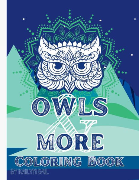 Owls And More Coloring Book