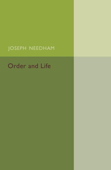 Order And Life