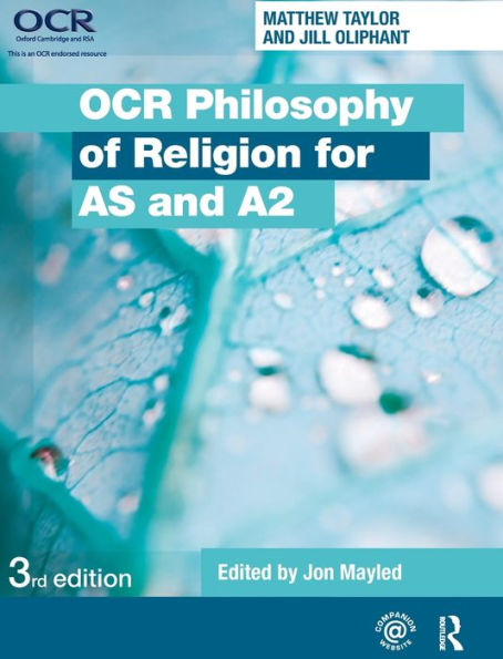 Ocr Philosophy Of Religion For As And A2 - 9781138371354