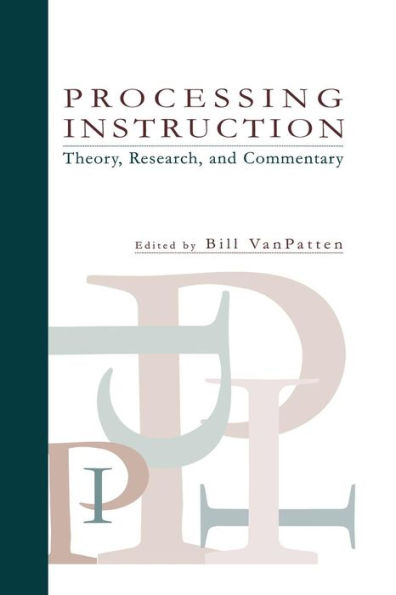 Processing Instruction: Theory, Research, And Commentary (Second Language Acquisition Research Theoretical And Methodological Issues) (Second Language Acquisition Research Series)