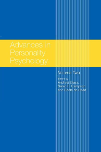 Advances In Personality Psychology