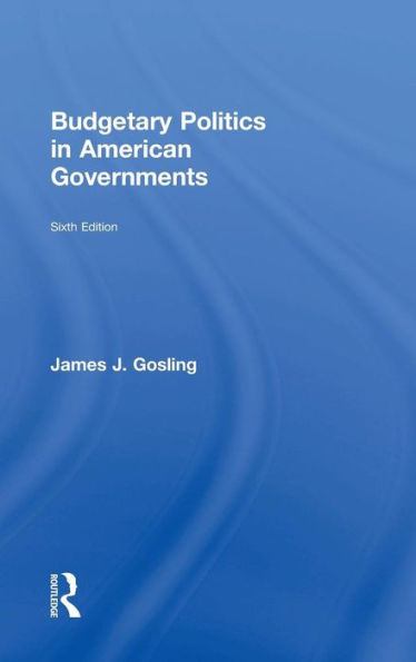 Budgetary Politics In American Governments