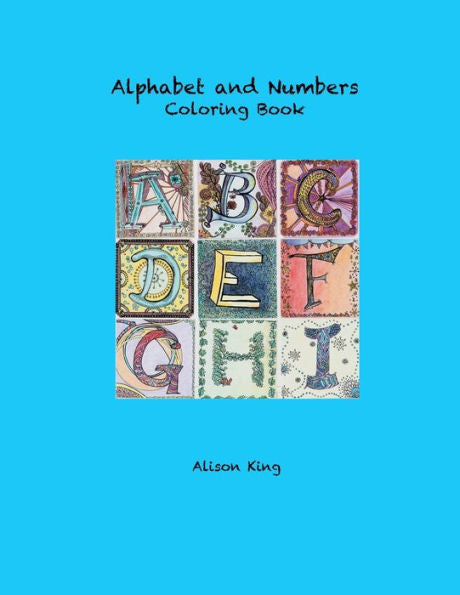 Fantasy Alphabet And Numbers: Coloring Book
