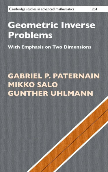 Problemas geométricos inversos: con énfasis en dos dimensiones (Estudios de Cambridge en Matemáticas Avanzadas, Serie Número 204)