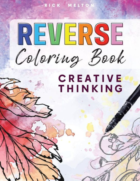 Reverse Coloring Book Creative Thinking