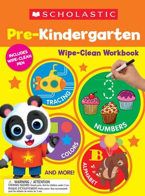 Libro de trabajo Scholastic Pre-K Wipe-Clean