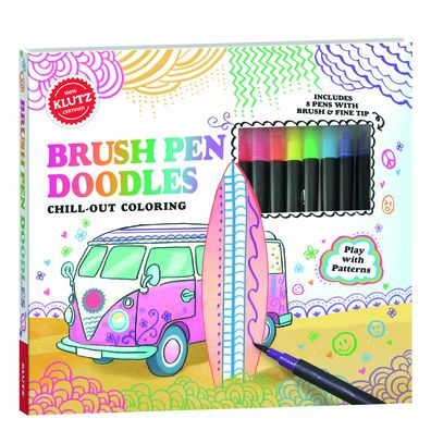 Klutz Brush Pen Doodles Craft Kit