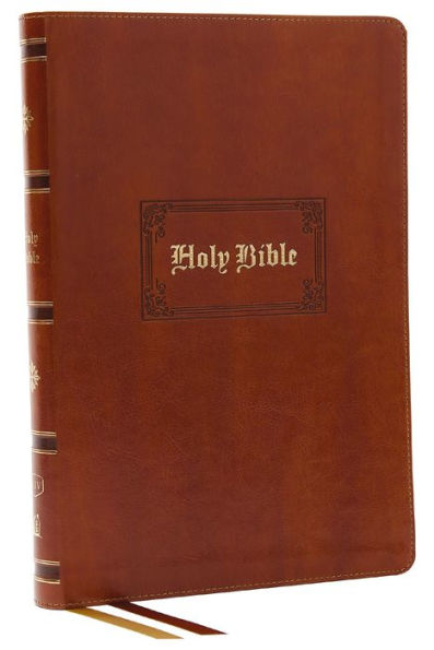 Kjv Bible, Giant Print Thinline Bible, Vintage Series, Leathersoft, Tan, Red Letter, Comfort Print: King James Version