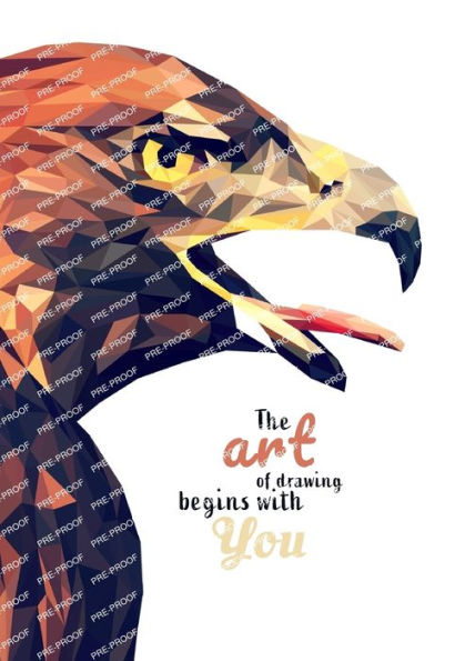 Drawing Ideas Eagle: A Blank A5 Dummy For Your Drawings
