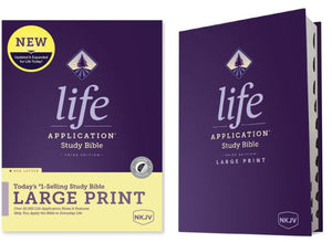 Nkjv Life Application Study Bible, Third Edition, Large Print (Hardcover, Indexed, Red Letter)