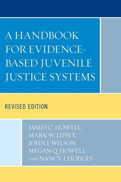A Handbook For Evidence-Based Juvenile Justice Systems