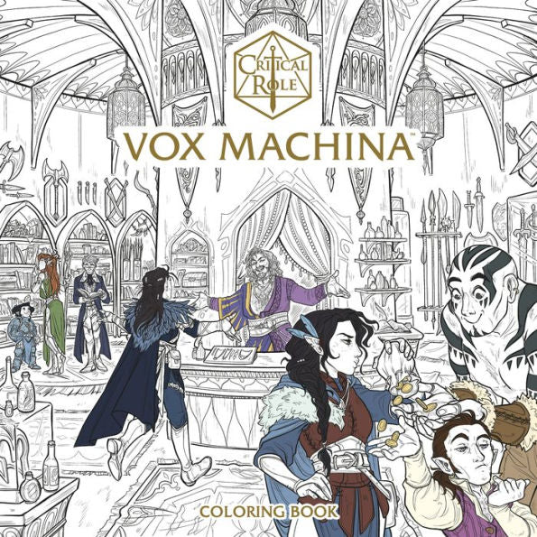 Critical Role: Vox Machina Coloring Book