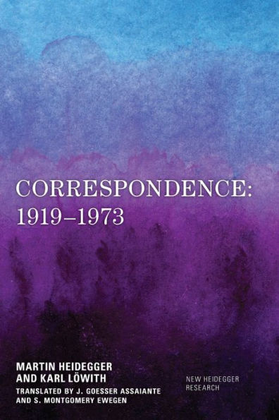 Correspondence: 1919–1973 (New Heidegger Research)