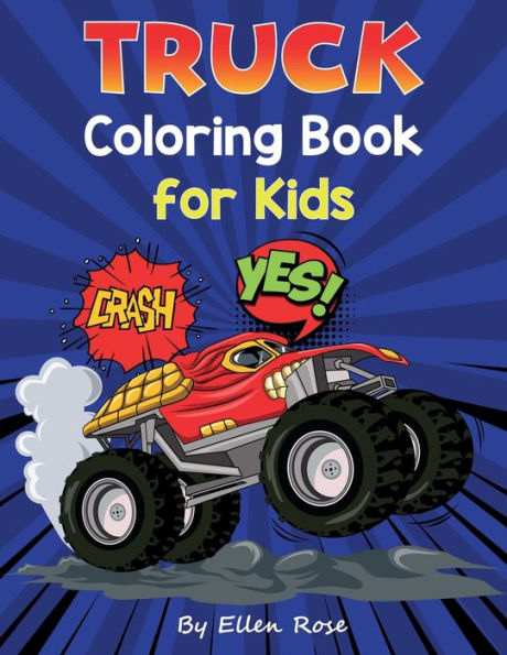 Truck Coloring Book For Kids