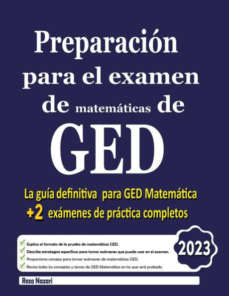 Preparación Para El Examen De Matemáticas De Ged: Ged Matemáticas (Spanish Edition)