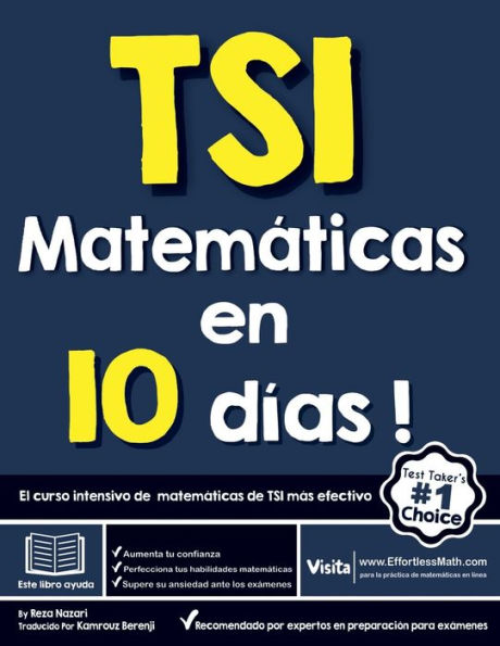 Tsi Matemáticas En 10 Días: El Curso Intensivo De Matemáticas De Tsi Más Efectivo (Spanish Edition)
