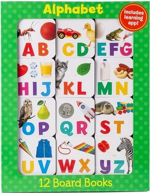 Alphabet (12 Book Set & Downloadable App!) (Early Learning)