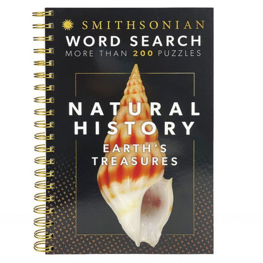 Smithsonian Word Search Natural History: Earth'S Treasures - Spiral-Bound Puzzle Multi-Level Word Search Book For Adults Including More Than 200 Puzzles (Brain Busters)
