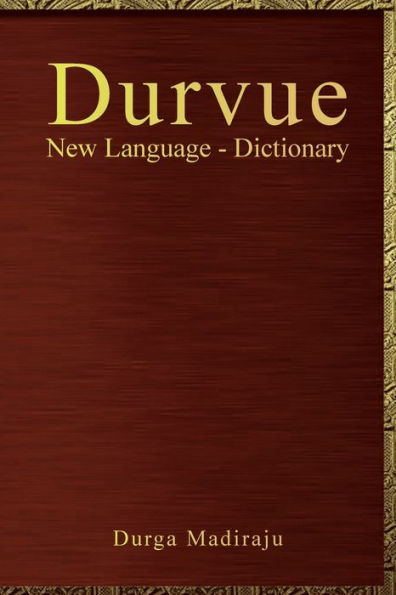 Nuevo idioma Durvue - Diccionario