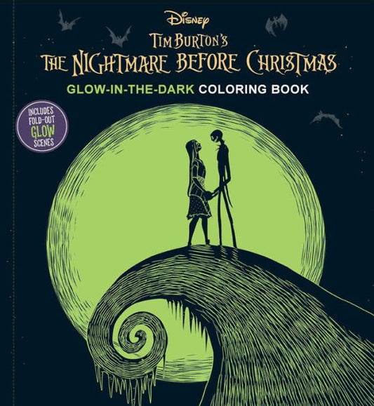 Disney: Tim Burton'S The Nightmare Before Christmas Glow-In-The-Dark Coloring Book