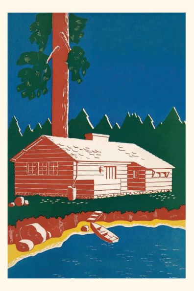 Vintage Journal Cabin By Lake (Pocket Sized - Found Image Press Journals)