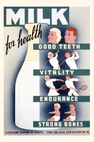 Vintage Journal Milk Promotion (Pocket Sized - Found Image Press Journals)