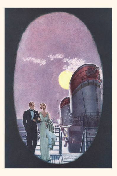 Vintage Journal Couple On Deck (Pocket Sized - Found Image Press Journals)