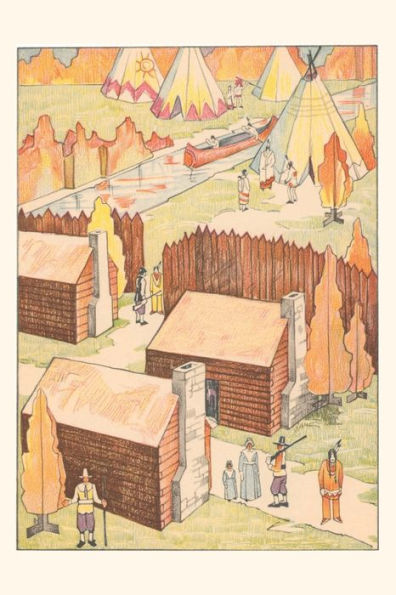 Vintage Journal Pilgrim Settlement (Pocket Sized - Found Image Press Journals)