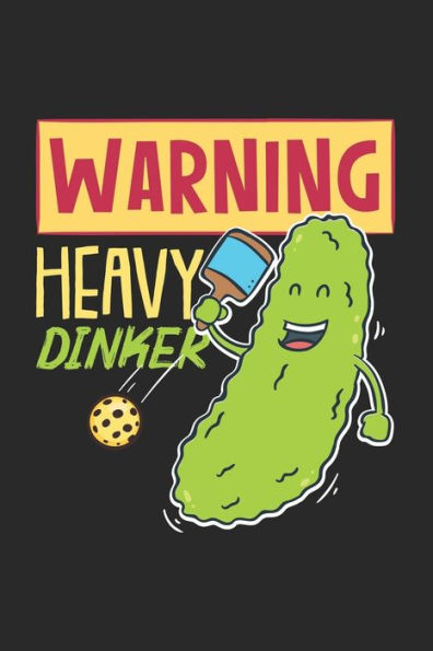 Warning Heavy Dinker: 120 Pages I 6X9 I Graph Paper 4X4