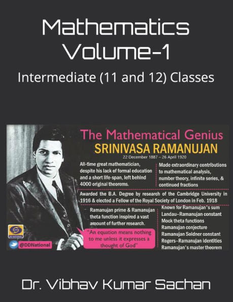 Mathematics Volume-1: Intermediate (11 And 12) Classes (Smt Jai Devi Memorial Publication House)