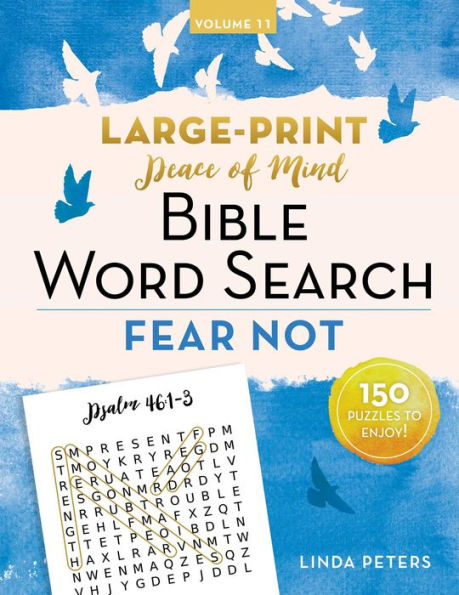 Paz mental Búsqueda de palabras bíblicas: No temas