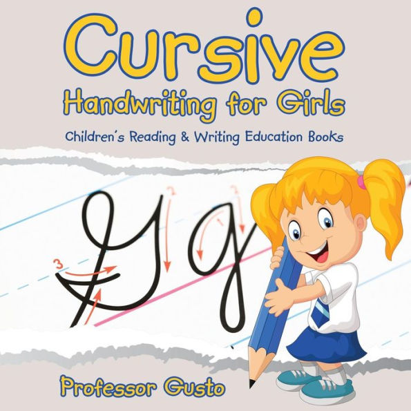 Escritura cursiva para niñas: libros educativos sobre lectura y escritura para niños