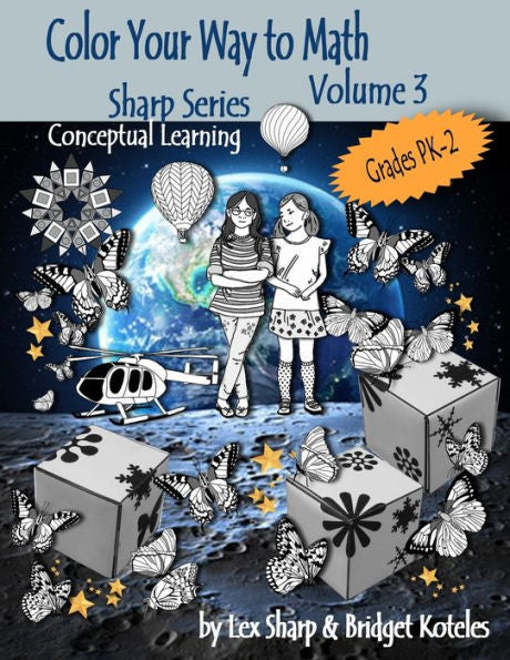 Color Your Way to Math: Volume 3 (Sharp Series, Math)