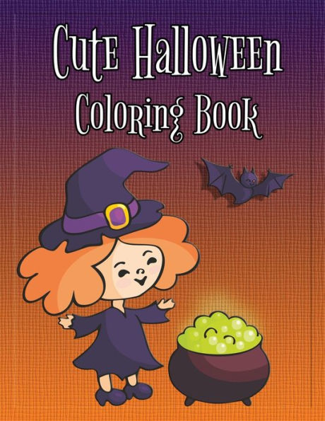 Cute Halloween Coloring Book: Coloring and Drawing Book for Toddlers, Kids 2-6