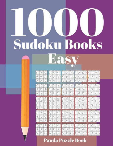 1000 Sudoku Books Easy: Brain Games For Adults - Logic Games For Adults - Mind Games Puzzle