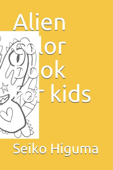 Alien color book for kids