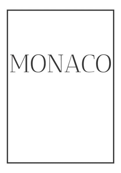 Monaco: A Decorative Book For Coffee Tables, End Tables, Bookshelves And Interior Design Styling | Stack France City Books To Add Decor To Any Room. ... Or As A Gift For Interior Design Savvy People