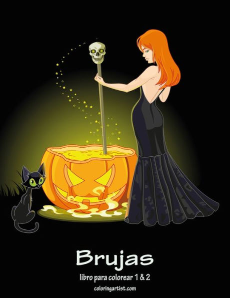 Brujas libro para colorear 1 & 2 (Spanish Edition)
